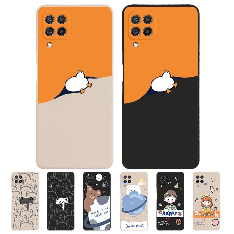 Ốp Lưng Có Giá Đỡ HìNh ỐNg KíNh Camera ThờI Trang Cho Samsung Galaxy A12