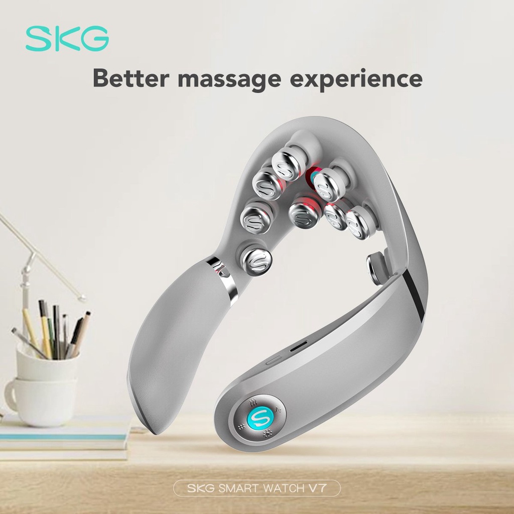 Thiết bị Mát xa cổ SKG G7 Pro công nghệ xung điện kết hợp massage vật lý giúp giảm đau mỏi cổ