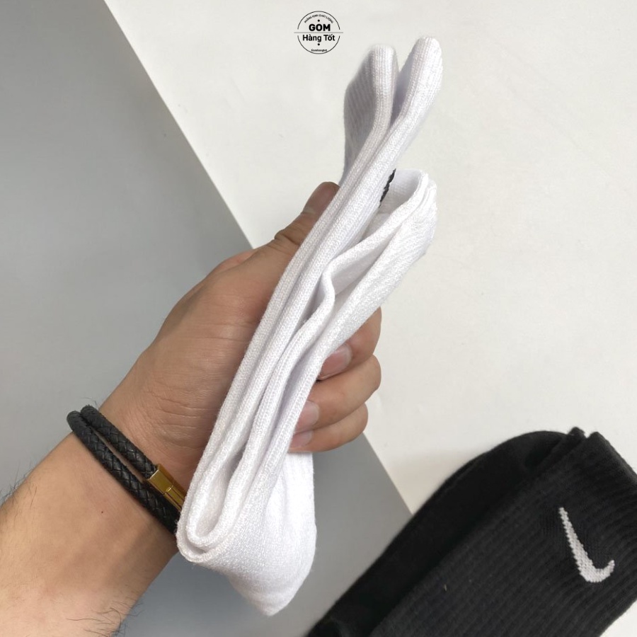 Tất Nike, vớ nike thể thao nam nữ cổ cao, cổ trung, cổ ngắn thời trang trắng đen phong cách Hàn Quốc - KLB-NIKE