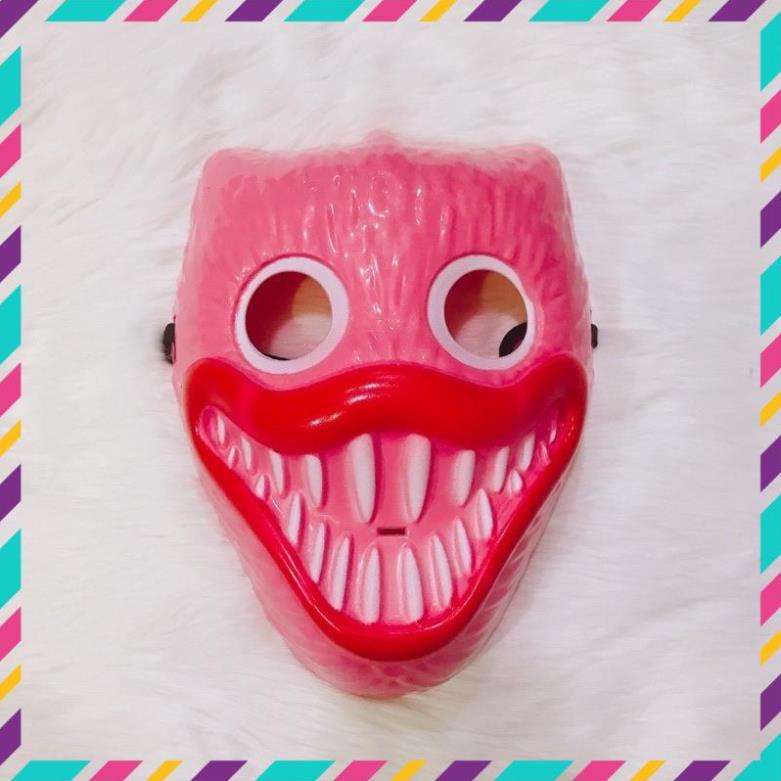 Mặt nạ Huggy Wuggy bằng nhựa- Đồ chơi hoá trang Halloween