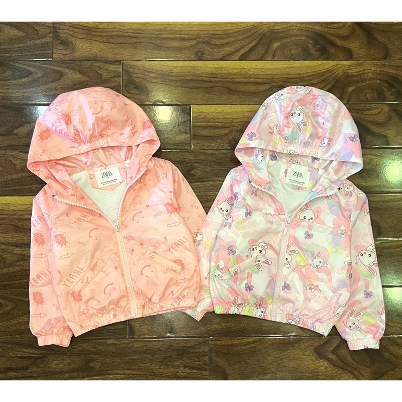 Áo gió 2 lớp Zr cho bé gái