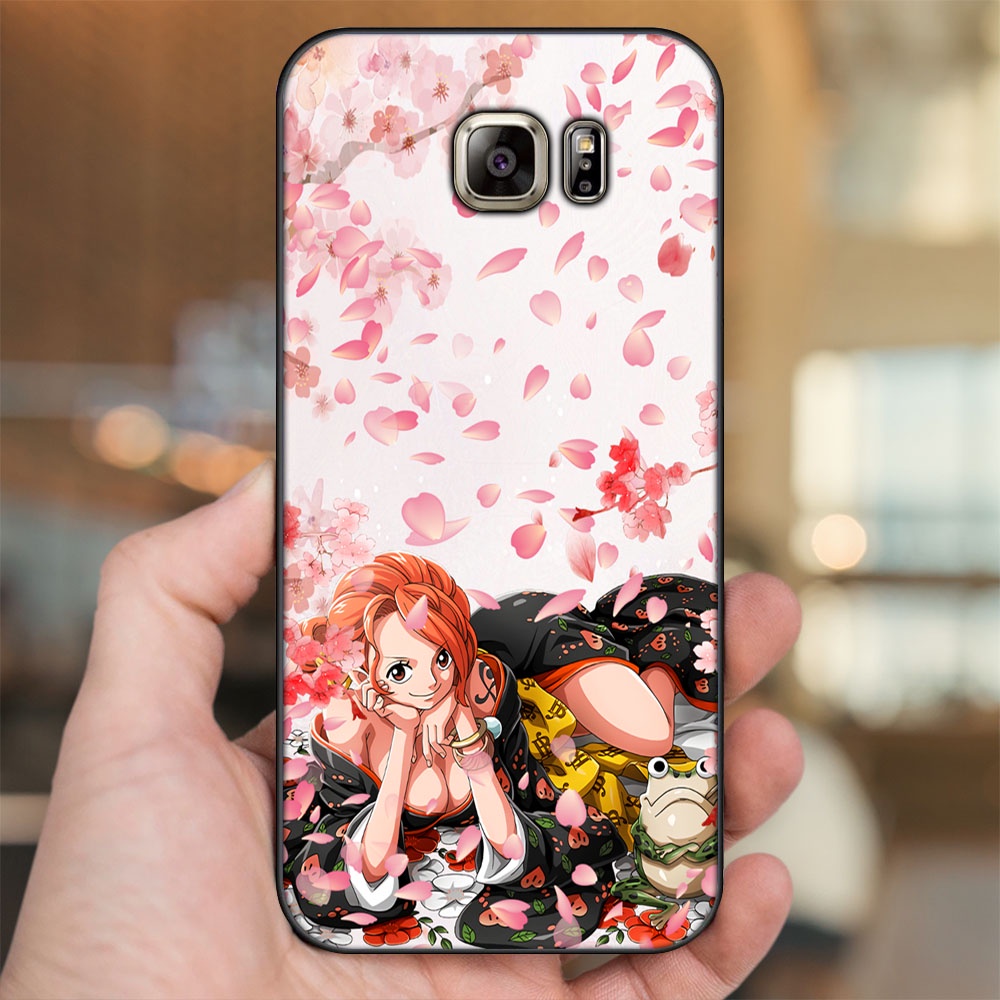 Ốp lưng Samsung Note 5 viền đen in hình Nami One Piece Đảo Hải Tặc