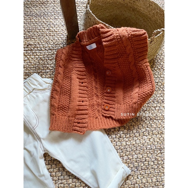 Áo gile len cho bé