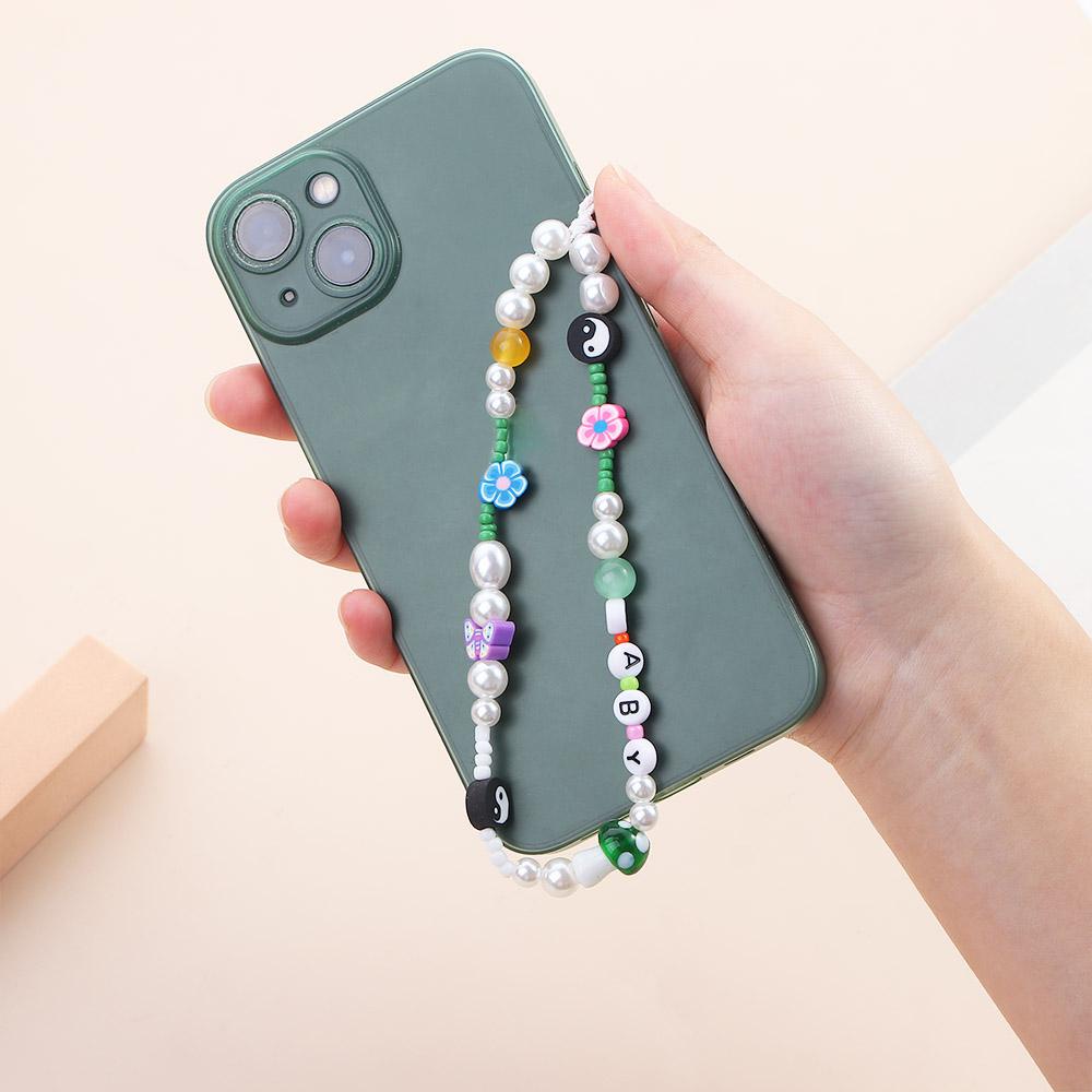 Dây Chuỗi Hạt Nhiều Màu Chống Thất Lạc Gắn Điện Thoại Tiện Dụng