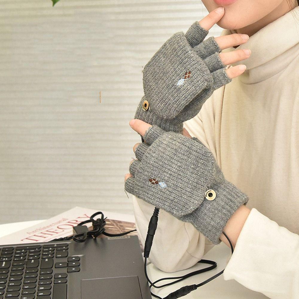 Đôi Găng Tay Giữ Ấm Bằng Điện 2 Mặt Có Thể Điều Chỉnh Nhiệt Độ