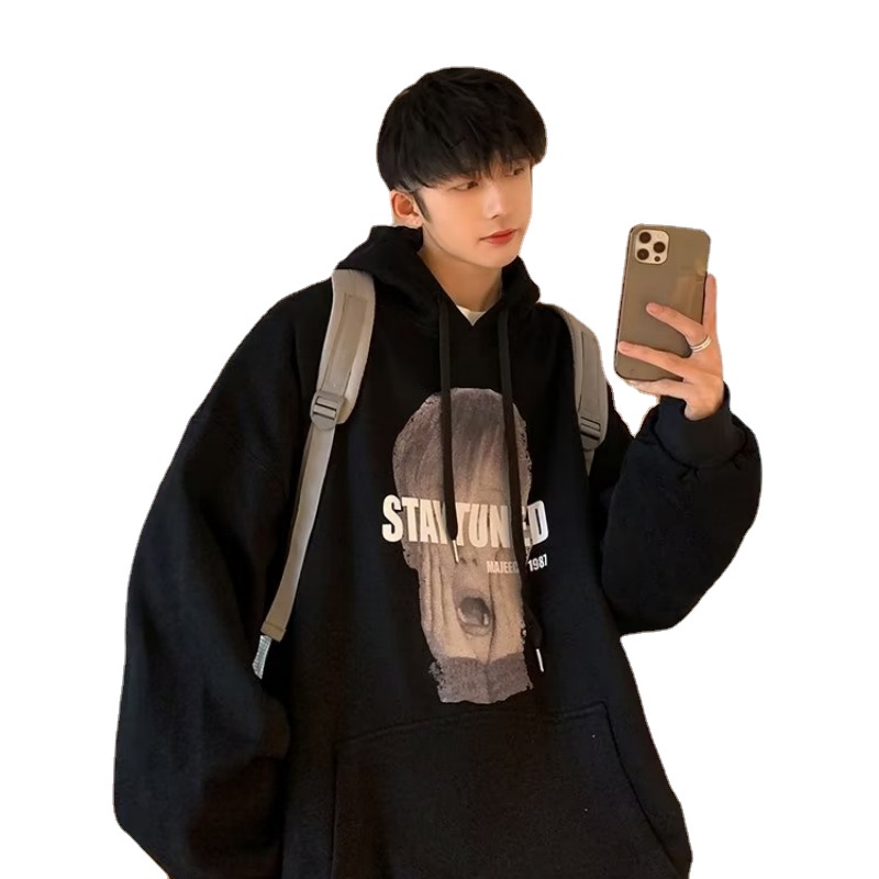 Áo Nỉ Nam Dài Tay Có Mũ Thời Trang Hàn