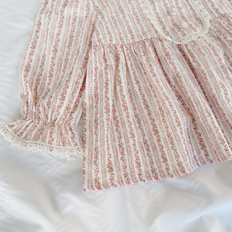 Áo Sơ Mi Phong Cách Phương Tây Thời Trang Mùa Thu Dành Cho Bé Gái