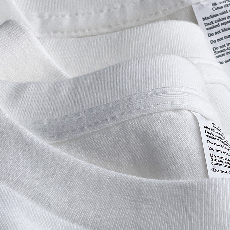 FOCUS Áo thun tay dài nữ trắng thời bigsize trang nữ unisex áo phông nữ form rộng ulzzang 100%cotton