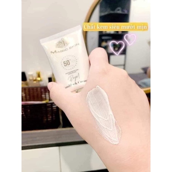 kem chống nắng thảo dược  hoàng cung  magic skin