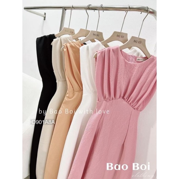 Đầm Dài Công Sở Dự Tiệc Nữ ,Váy Maxi Lụa Đũi Xếp Ly Nhấn Eo Dáng Xòe Kiểu Dáng Thanh Lịch