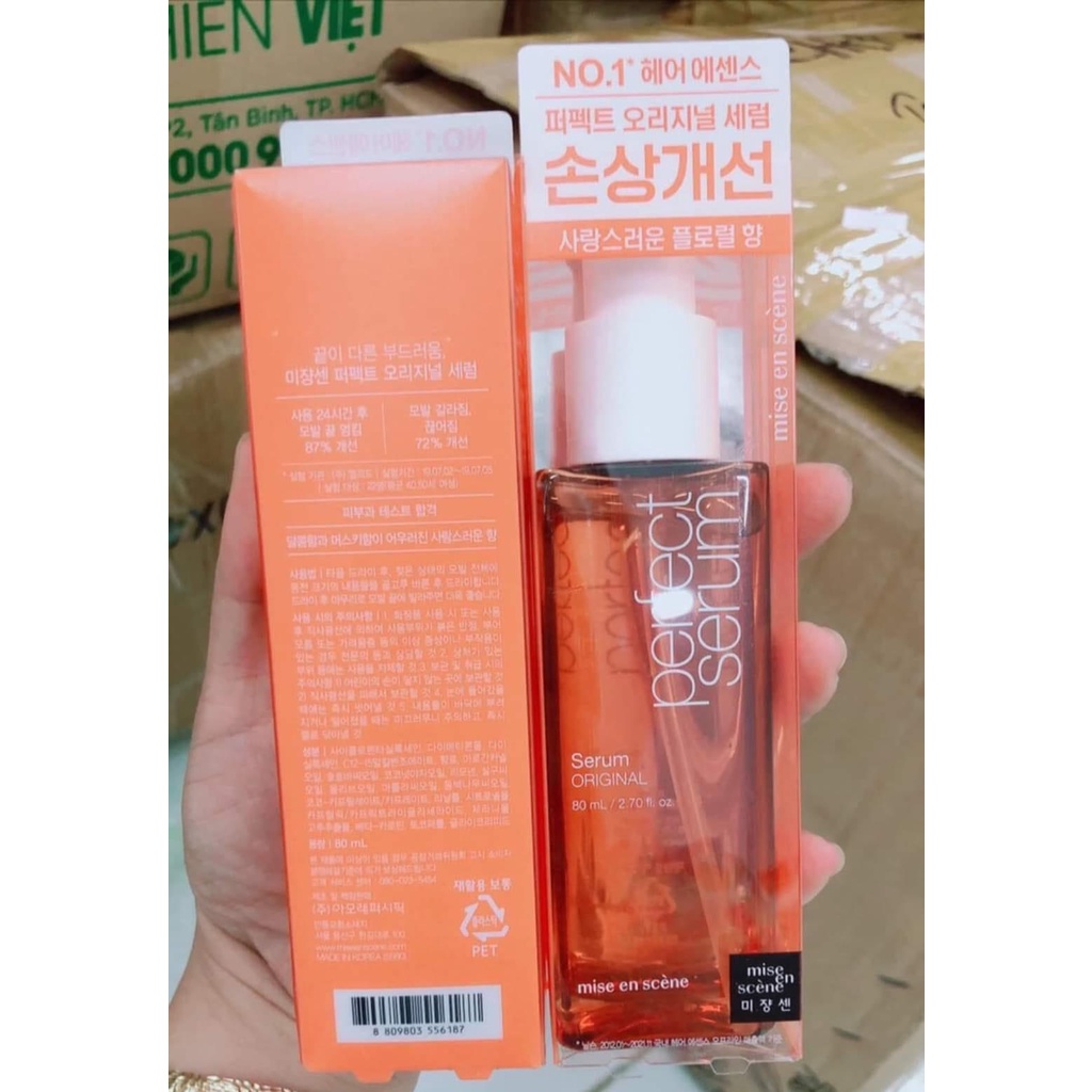 Tinh chất dưỡng tóc Miseen làm mềm mượt tóc mẫu 80ml