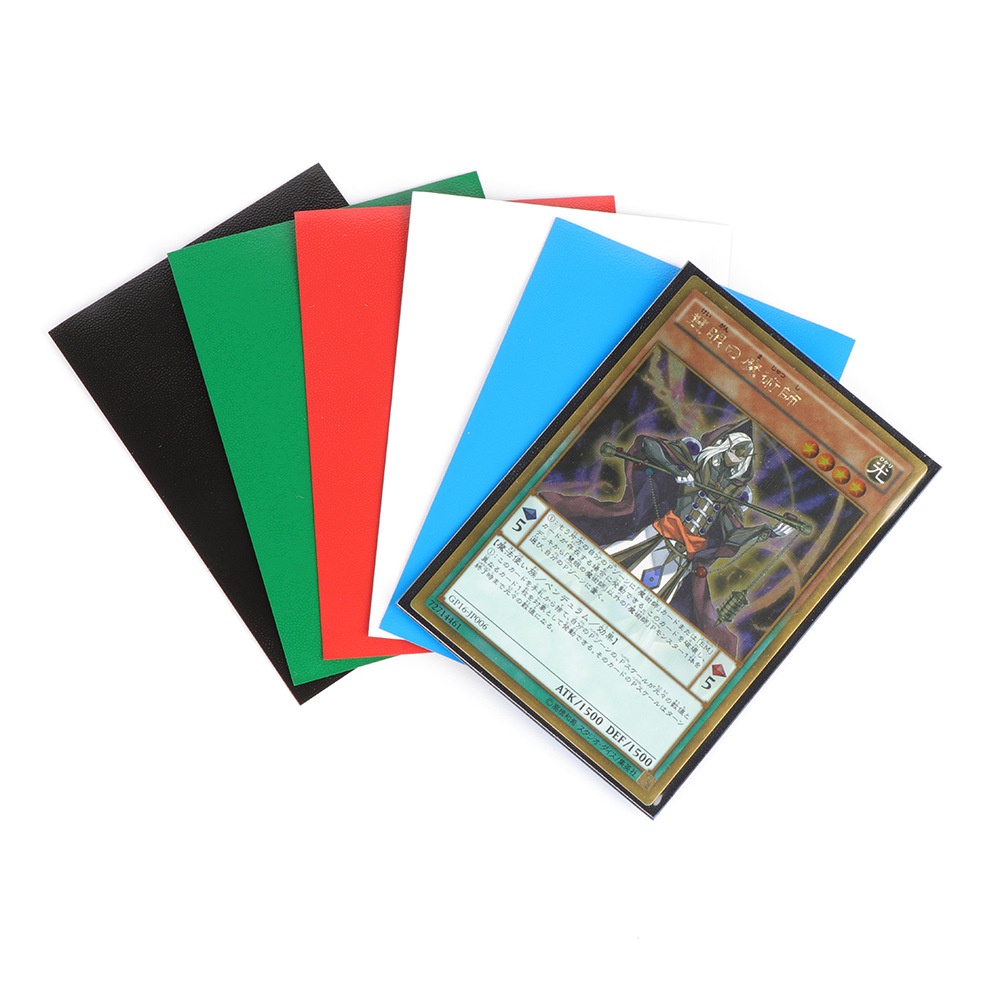 [ Phụ kiện RẺ NHẤT SHOPEE ] 50 Bọc thẻ bài Yugioh Size sleeve nhám cho Yugioh Vanguard nhiều màu sắc