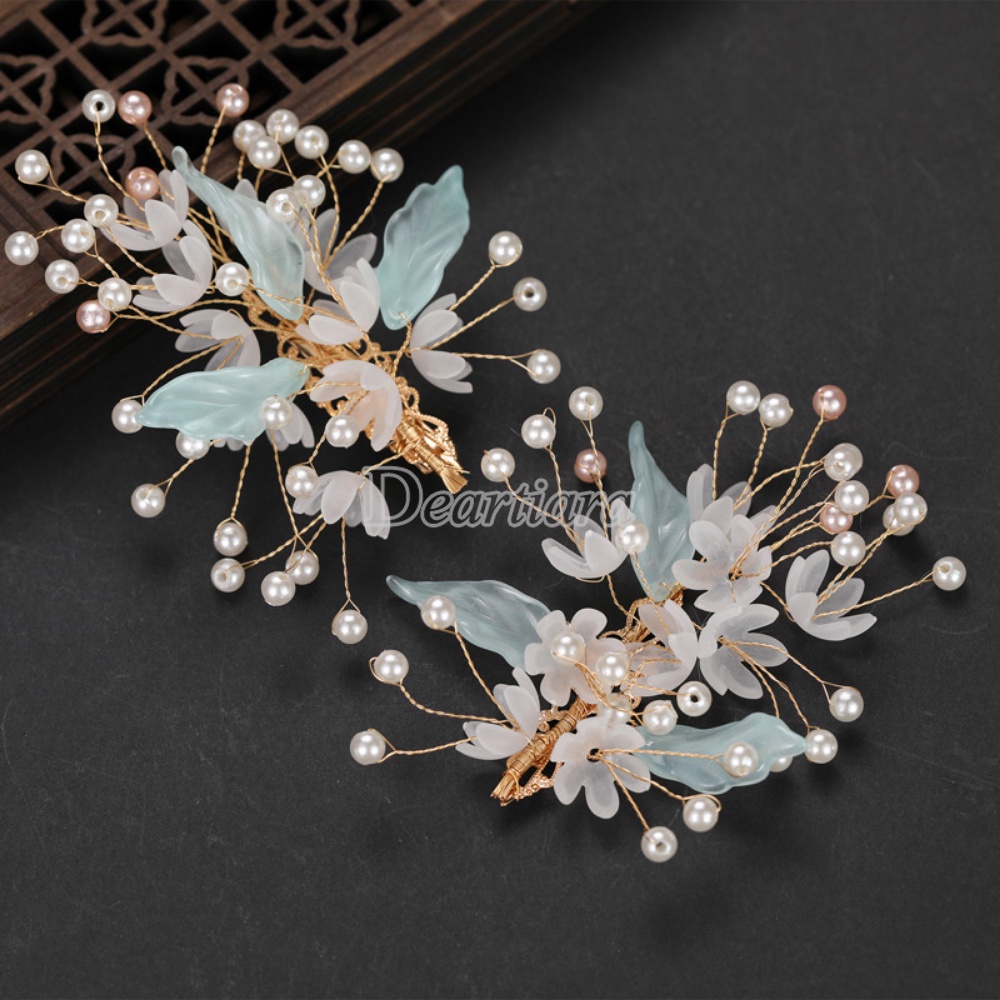 Set Kẹp Tóc Tua Rua Phong Cách Cổ Điển Thời Trang