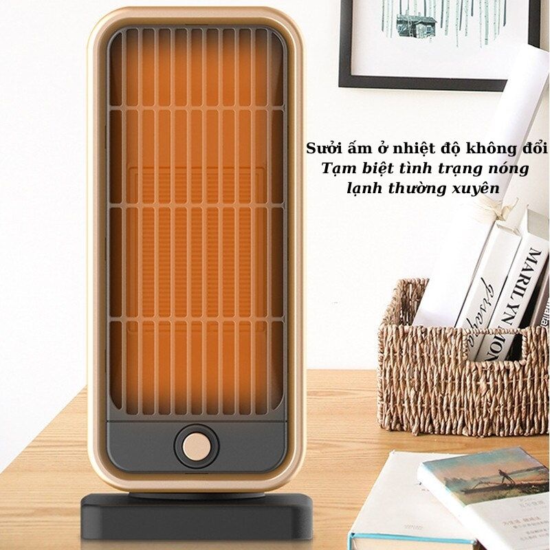 Máy sưởi ấm mini phòng ngủ nhà tắm cầm tay, quạt sưởi ấm cho bé đa năng không khô da tối hơn máy sưởi xiaomi, sunhuse