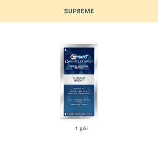Miếng dán trắng răng Crest 3D White Professional 1 Hour Supreme