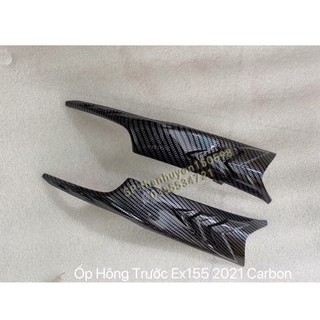 Ốp hông trước ex155 2021 carbon