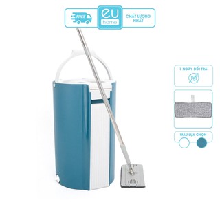 Cây lau nhà tự vắt chính hãng Pulito bộ lau nhà dạng tròn thông minh xoay 360 độ LS-CKT-TT