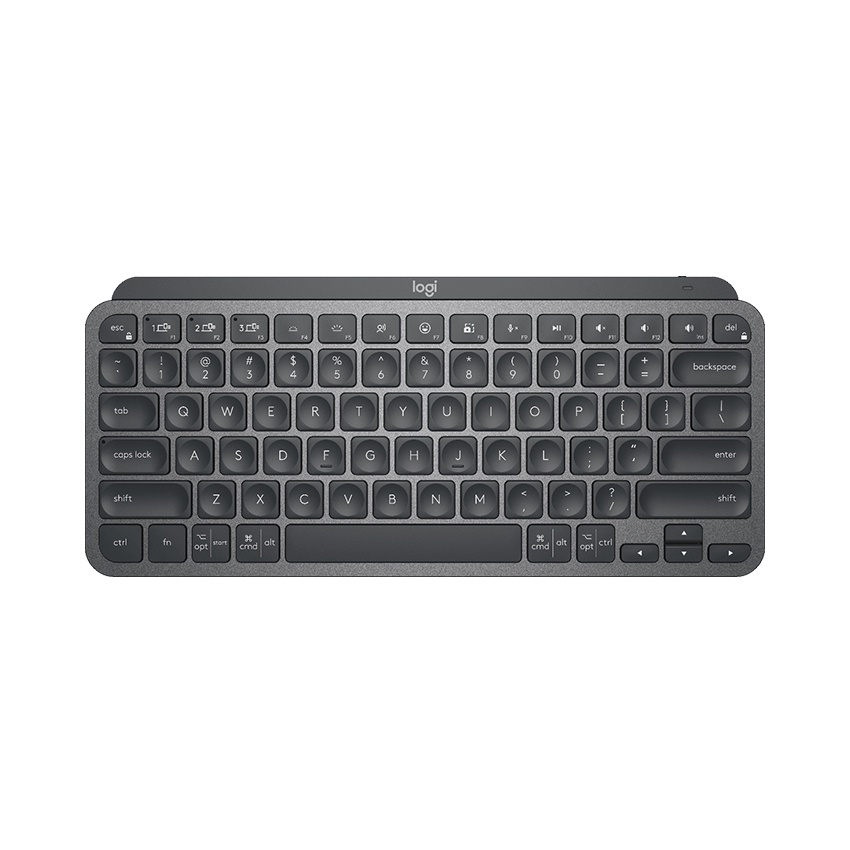 Bàn phím Logitech không dây MX Keys Mini xám (USB-C/Bluetooth)