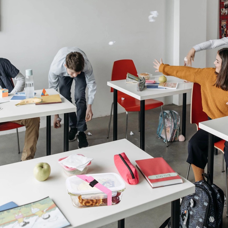 Dây Đai Cố Định Hộp Cơm Trưa Chịu Lực Cao Nhiều Màu Sắc Tùy Chỉnh Tiện Dụng Mang Theo Du Lịch / Dã Ngoại / Đi Học