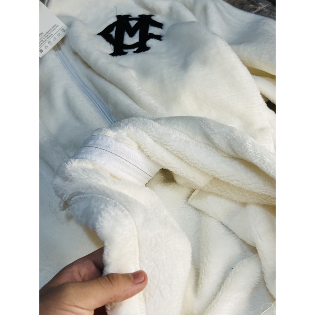 Áo Khoác Lông Cừu MC Chất Lông Dày Bền, Cực Hot Fom Dáng Rộng Unisex Nam Nữ