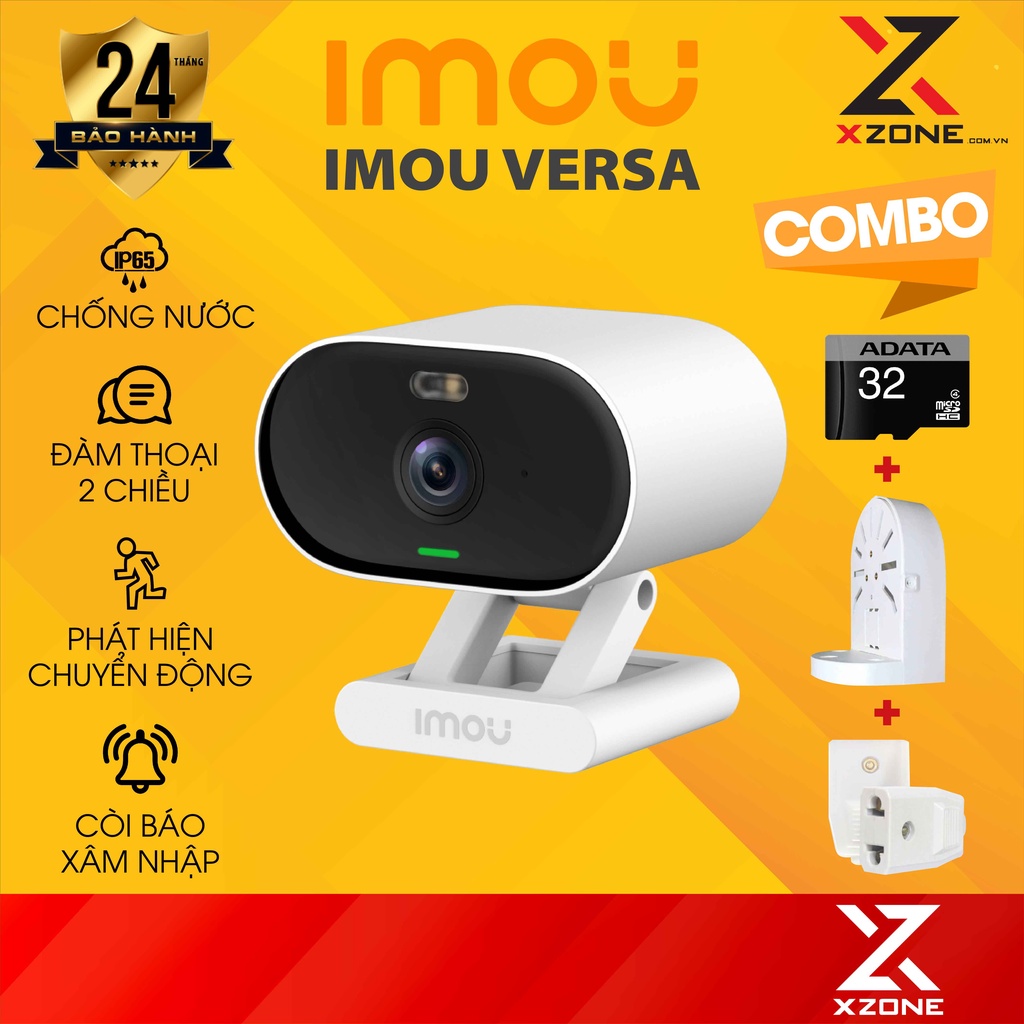 Camera IMOU Versa 2MP - C22FP Camera wifi chống nước, đàm thoại, màu ban đêm, bản quốc tế, chính hãng