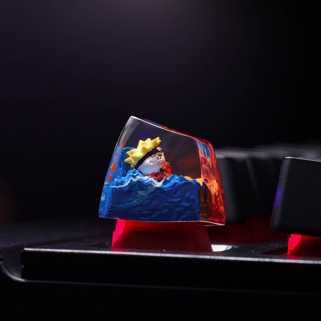 Keycap Naruto, Keycap anime Naruto, Keycap lẻ SA profile, Keycap artisan handmade
