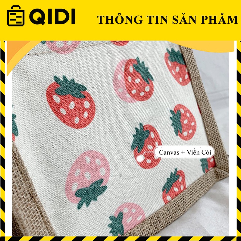 Túi Cói Tote Mini Nhiều Hình Phong Cách Vintage Tiện Dụng Siêu Đẹp