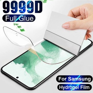 Dành Cho Samsung Galaxy S22 Ultra S21 S20 S10 S9 S8 Plus S21 S20 FE Note 20 Ultra Note 10 Lite Note 10 Plus Note 9 8 S7 edge Clear Front Hydrogel Film Full Cover Bảo Vệ Màn Hình