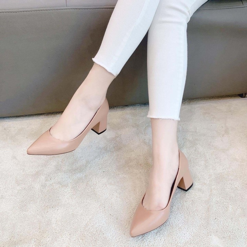 GIÀY BÍT MŨI GÓT VUÔNG, GIẢM GIÁ KHI MUA TỪ 2 ĐÔI