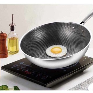 Chảo vân tổ ong sâu lòng chống dính size 32