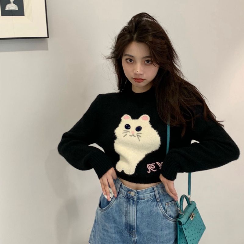 Áo Sweater Dệt Kim Thời Trang Cho Nữ  tao bao