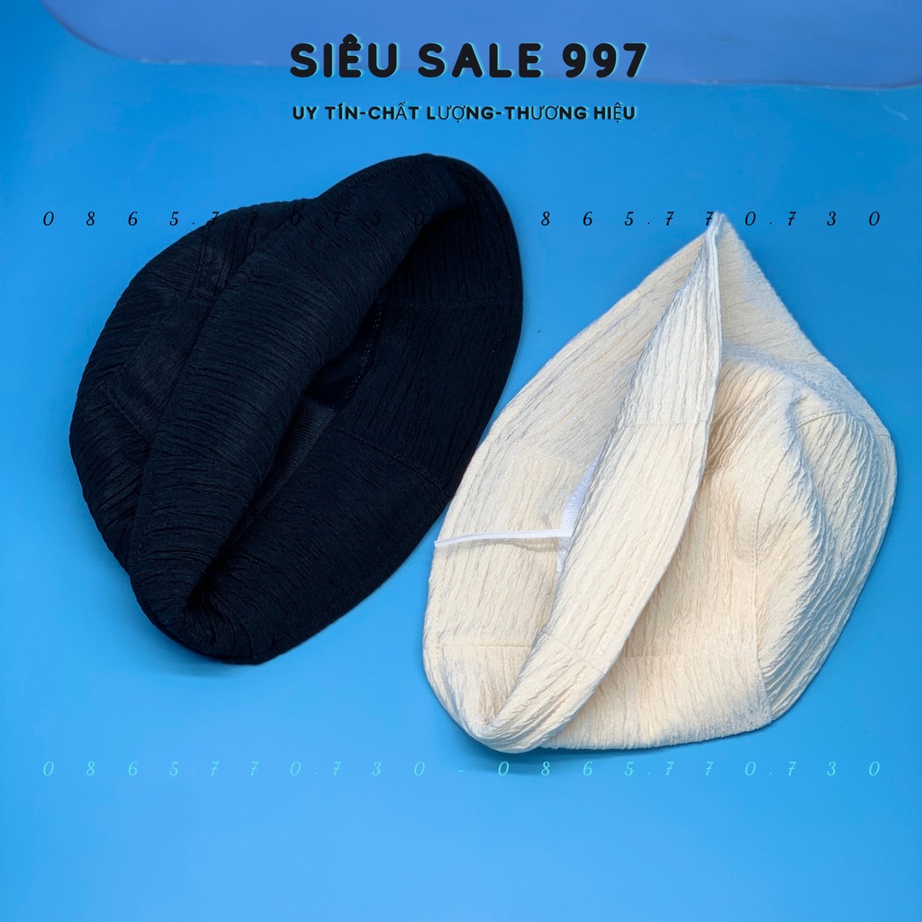 NÓN VÀNH CỤP NHÚNG HÀNG QC NHẬP CHẤT VẢI MỀM FORM ĐẸP CÓ DÂY ĐIỀU CHỈNH