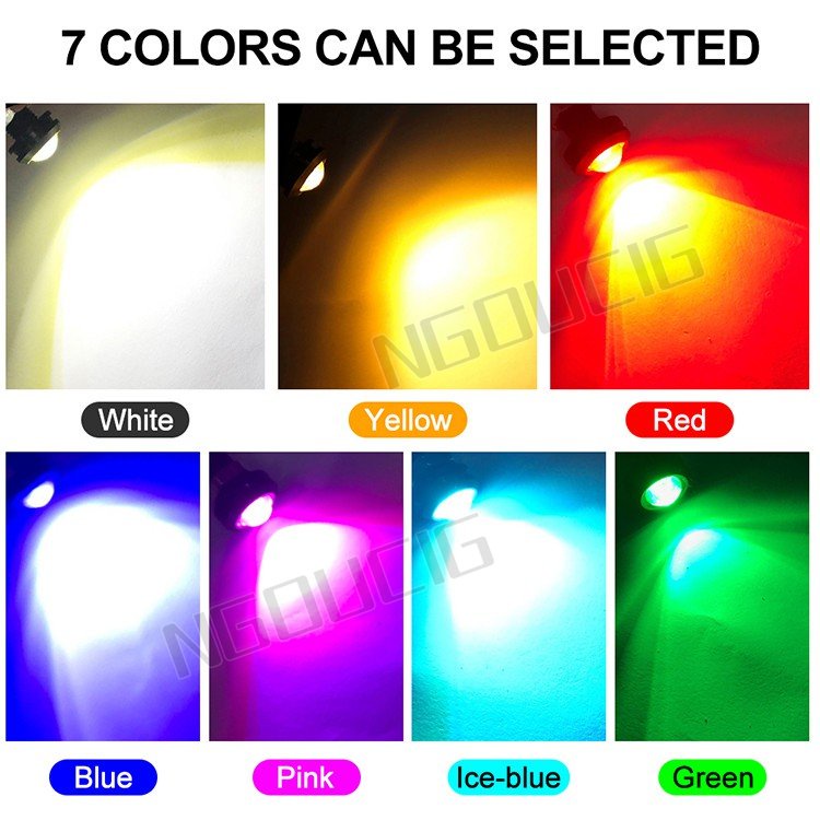 NGOUCIG Đèn LED tín hiệu kiểu mắt chim ưng 12v 18mm 23mm dành cho chạy xe máy vào buổi sáng Tự động