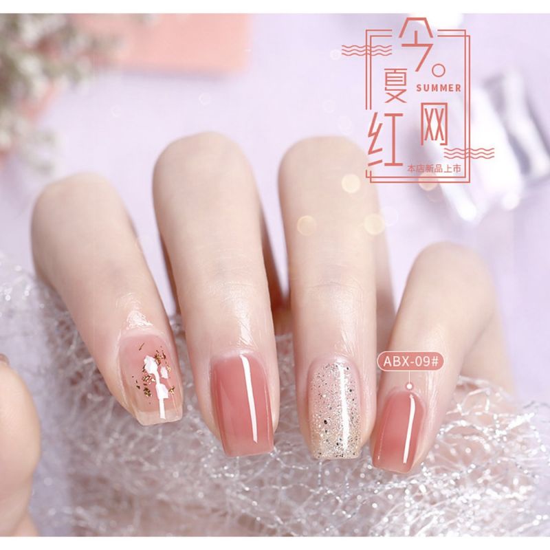 Set sơn gel thạch (03) 9 màu Very Good Nail chính hãng 15ml + tặng kèm bảng màu