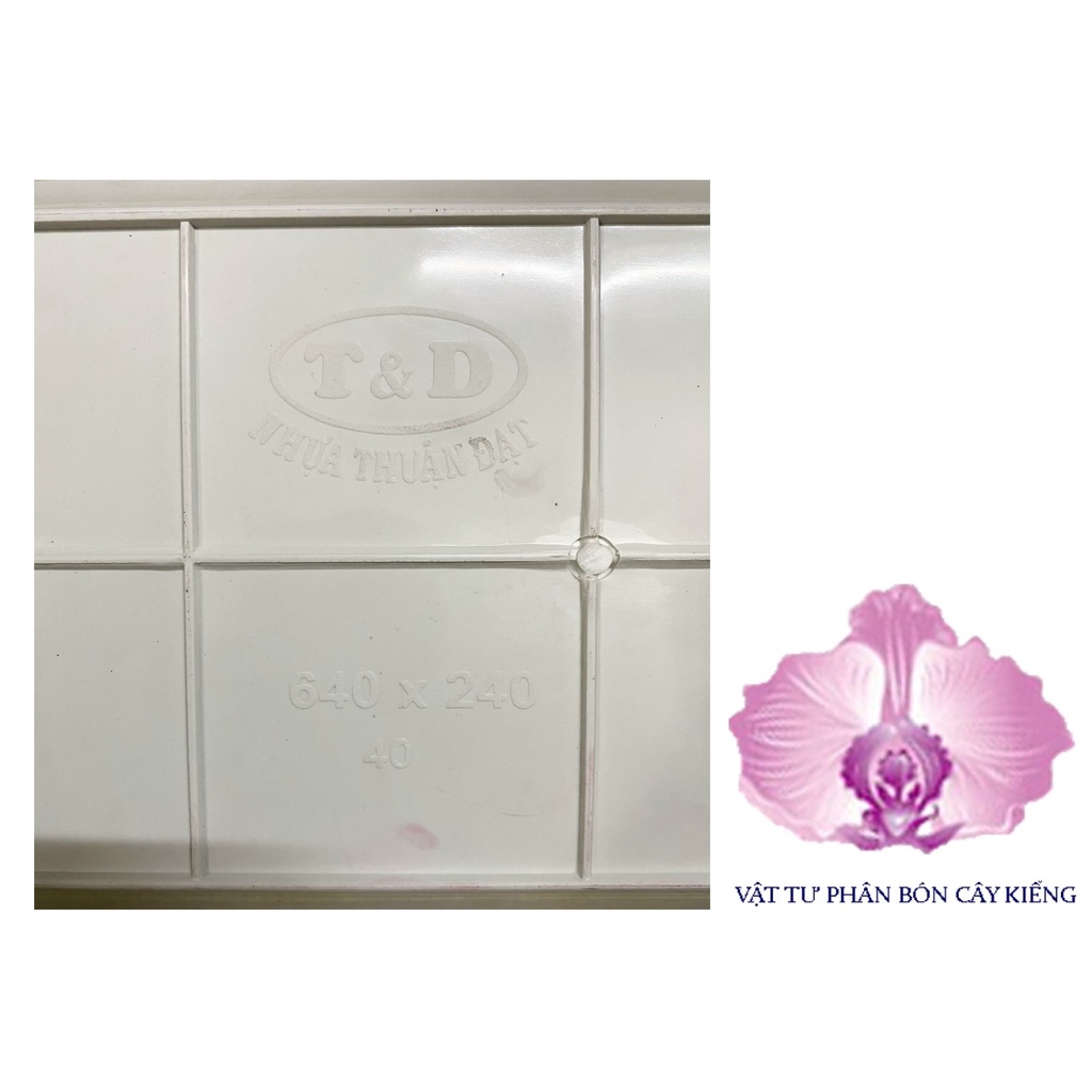 Đĩa lót chậu Kiểng dài T&D - #038D# 64x24x4