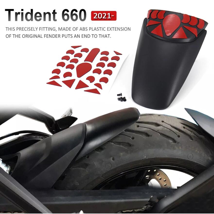 Tấm Chắn Bùn Mở Rộng Phù Hợp Cho Triumph Trident Trident660 2021 2022 Sự Bảo Vệ