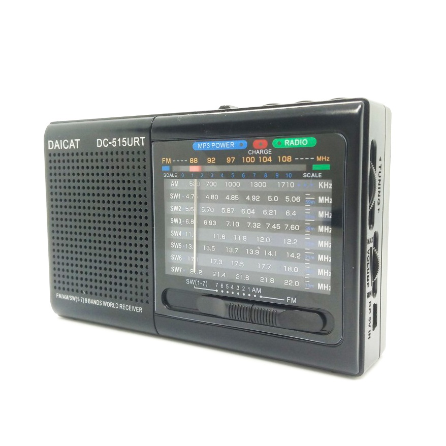 -Đài Radio Fm/Am/Usb/Thẻ Nhớ