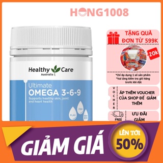SIÊU GIÁ Viên uống Healthy Care Ultimate Omega 3-6-9 200 viên bổ sung omega 369 tốt cho mắt tim và não - omega 3 6 9 SIÊ