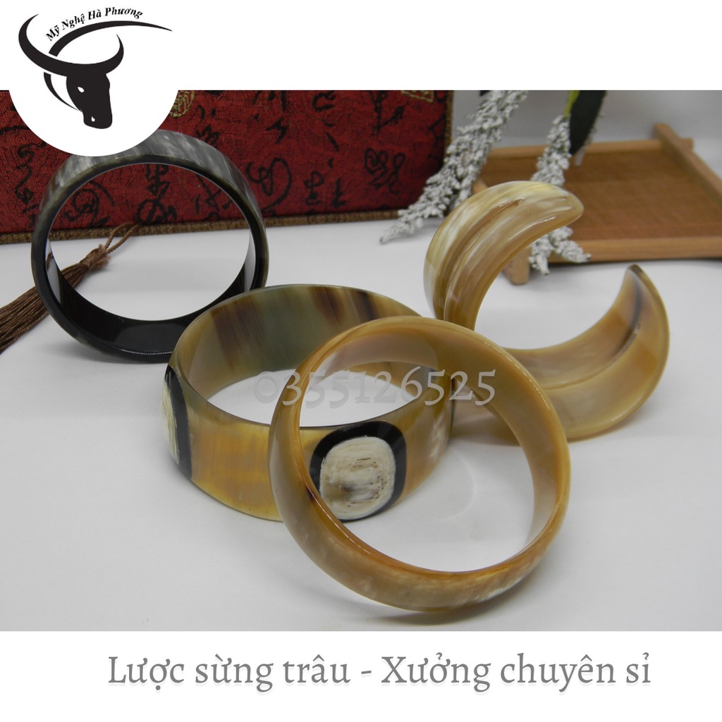Vòng tay thời trang từ sừng trâu mẫu mới 2022