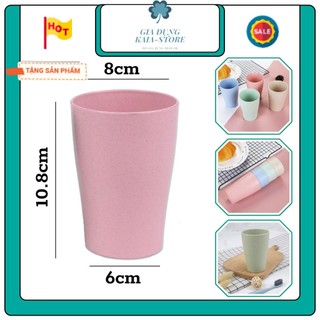 Cốc uống nước bằng nhựa lúa mạch an toàn khi sử dụng, Ly nhựa lúa mạch sử dụng đa năng tiện dụng cho mỗi gia đình