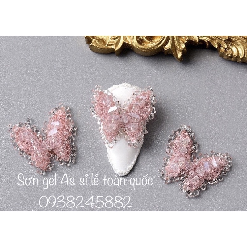 Charm đá trang trí móng bán theo cặp 2 cái