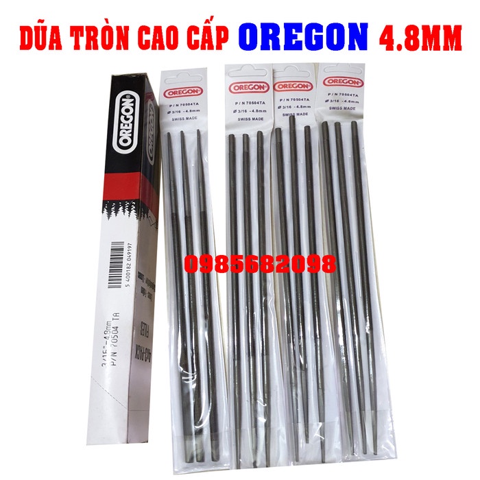 Dũa Tròn OREGON Dùng Cho Xích Các Loiạ Máy Cưa Xăng -Điện Giá 1 chiếc