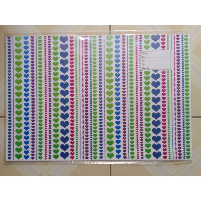Combo 10 Bìa bao vở học sinh kích thước 33×22cm