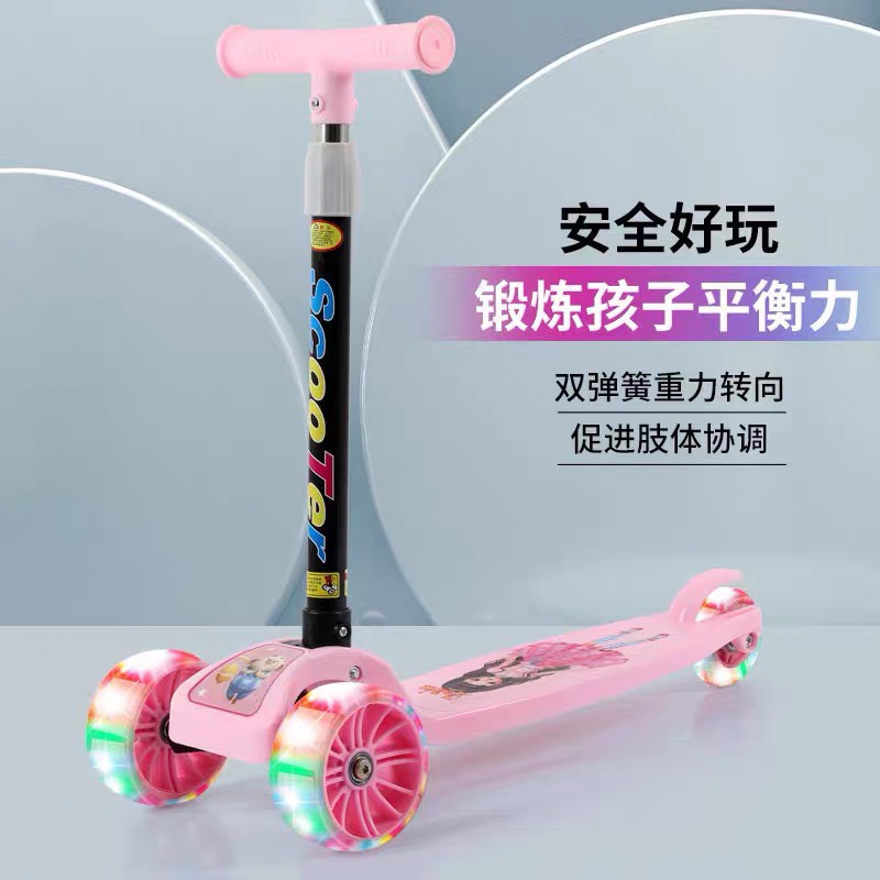Xe Trượt Scooter 3 Bánh - Xe Trượt Cho Bé Tập Đi Bánh Xe Phát Sáng Cho Bé Yêu