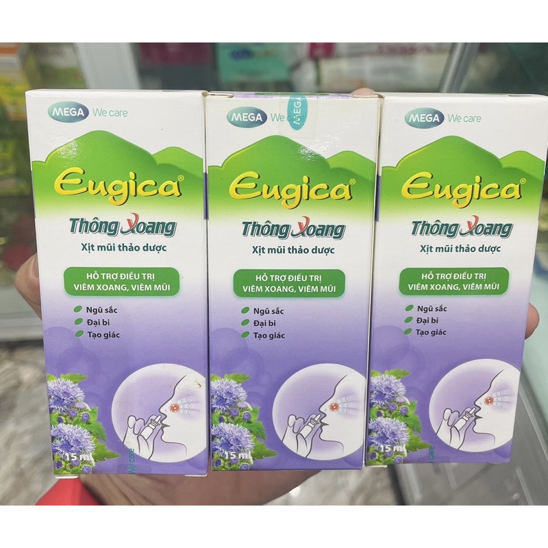 Dung dịch xịt thông xoang Eugica (15ml)