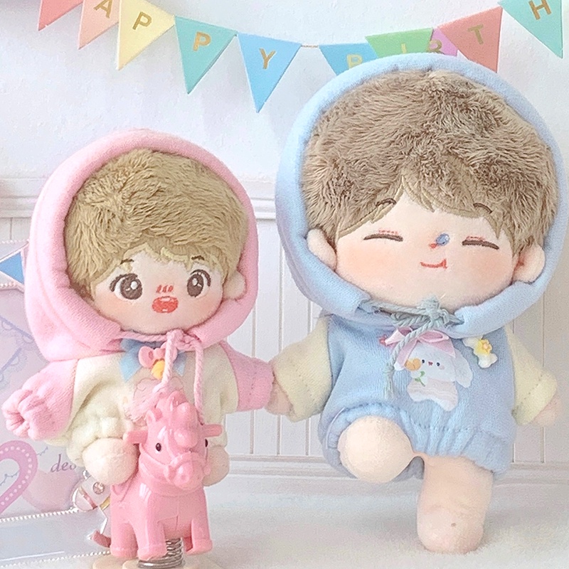 Áo hoodie nỉ bông cho bé doll họa tiết đa dạng 10cm 15cm 20cm