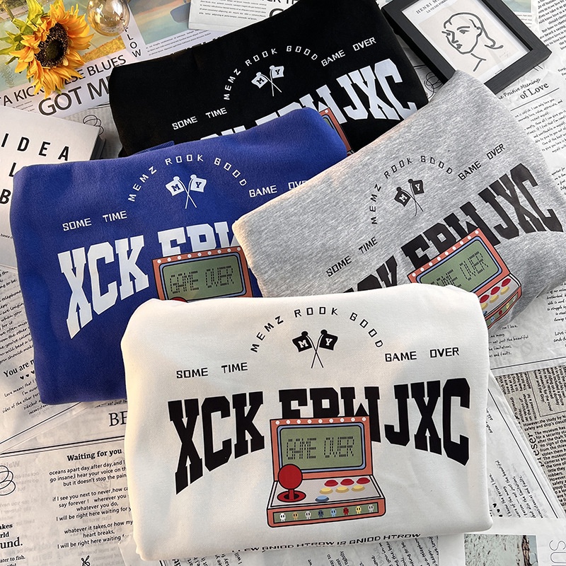 Áo Hoodie Lót Lông Cừu In Họa Tiết Độc Đáo Phong Cách Hip Hop Cho Nam