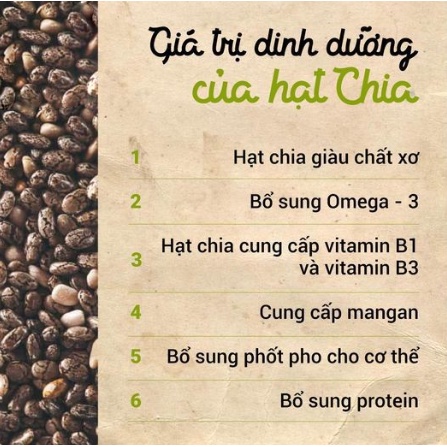 Hạt Chia Úc 100 Gram hữu cơ