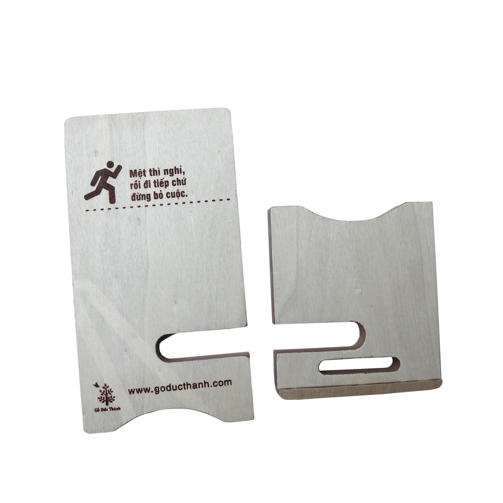 Đế giá đỡ điện thoại bằng gỗ Đức Thành