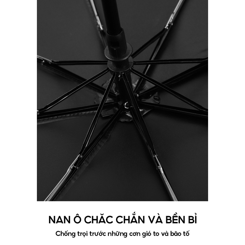 Ô Tự Động 2 Chiều Có Nút Đóng Mở Gấp Gọn Phủ Lớp Chống Tia UV 2 Lớp , Ô Dù Chống Nắng Chất Lượng Cao